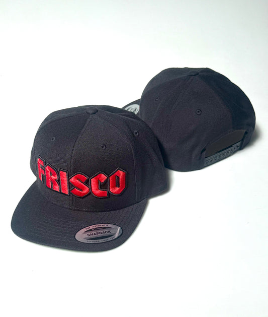 Frisco OG Black & Red PUFF SnapBack