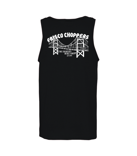 Black Tanktop with Blue & Purple Frisco