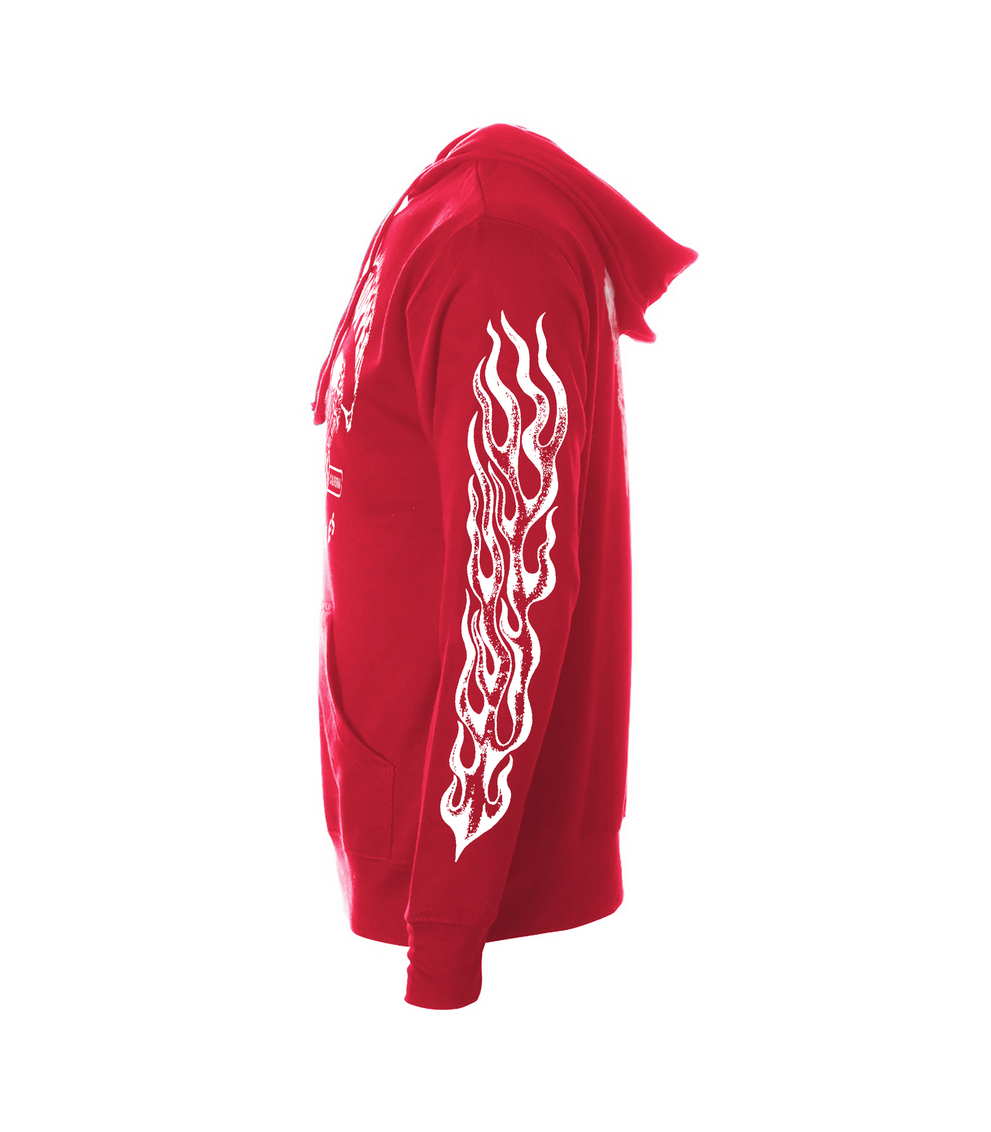 Frisco Choppers Red and White Hoodies