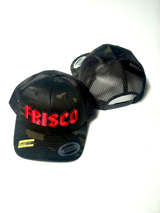FRISCO OG PUFF Trucker SnapBack in Camo