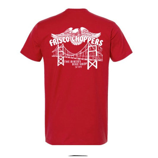 Red & White FRISCO T Shirt