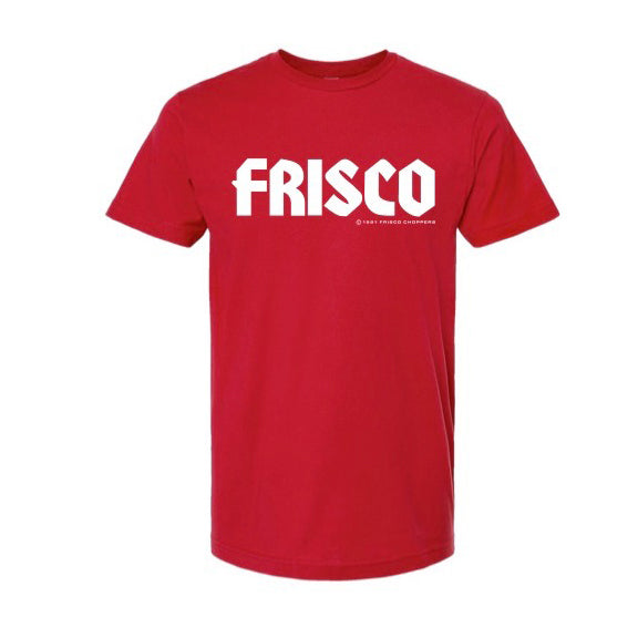 Red & White FRISCO T Shirt