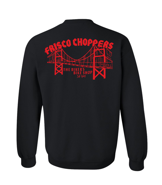 Frisco Crew Black with Red Frisco