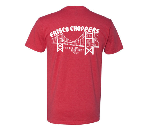 Old School Frisco Choppers T-Shirt - Red