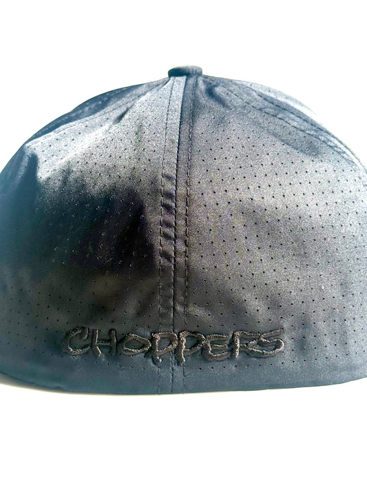 FRISCO BLACK W/ BLACK & WHITE  PATCH HAT