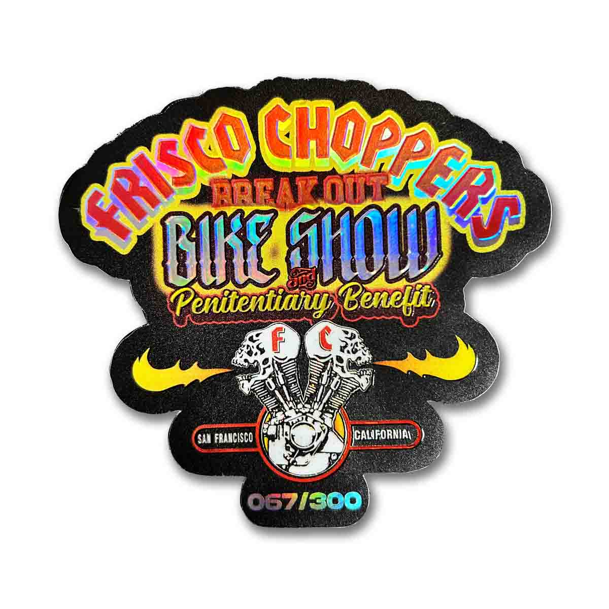 Original Penitentiary Benefit Frisco Choppers Bike Show Stickers