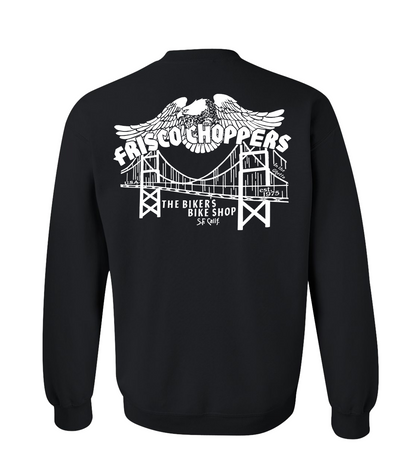 Frisco Crew Black With White Eagle