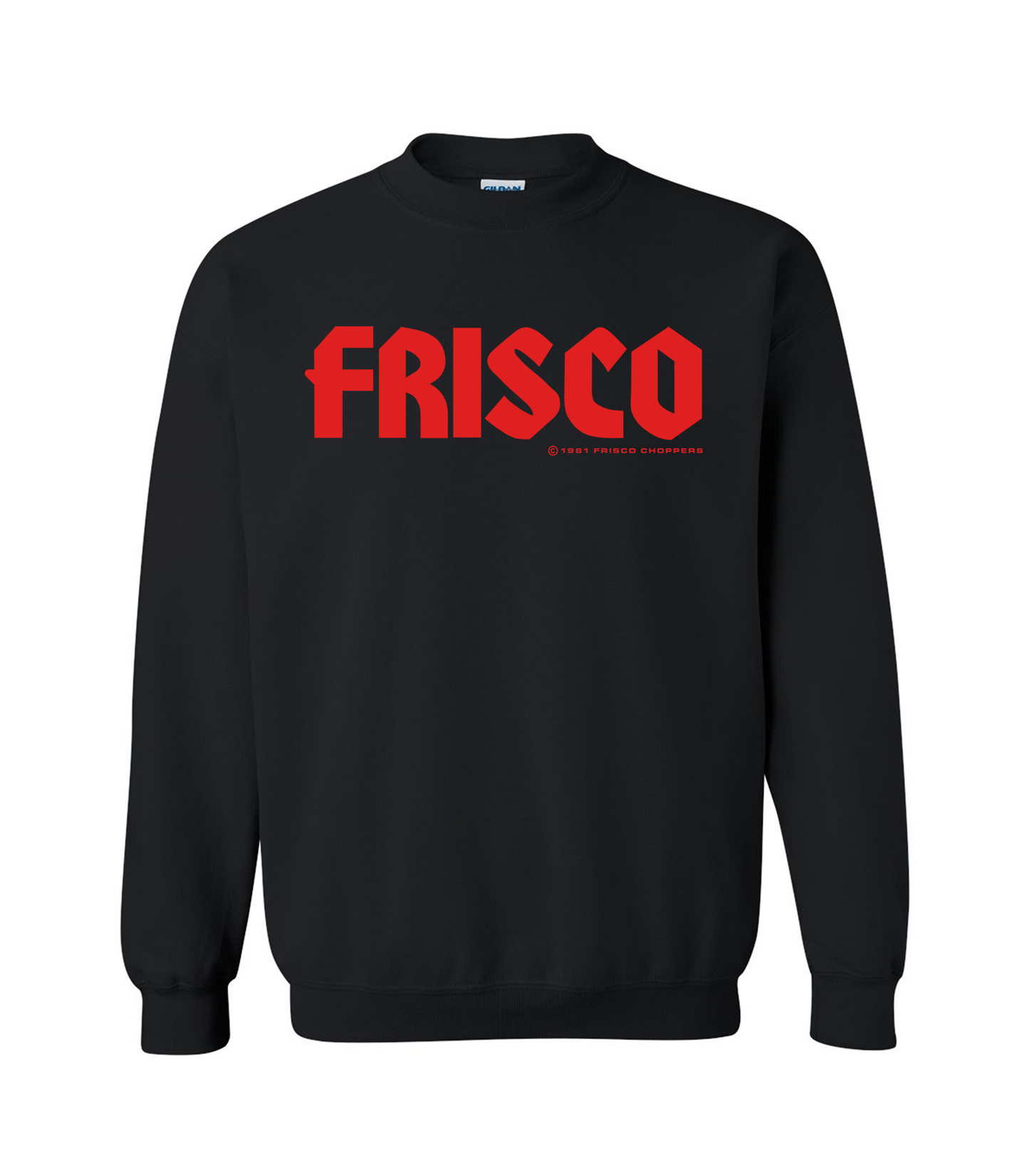 Frisco Crew Black with Red Frisco