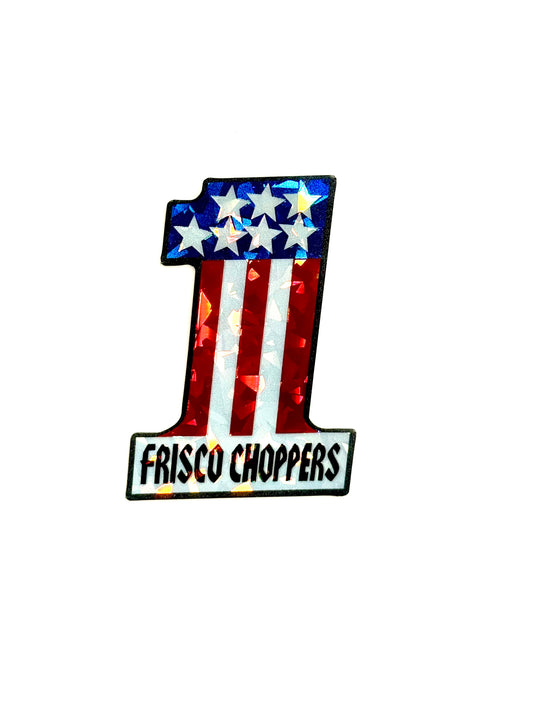 New #1 USA Sticker