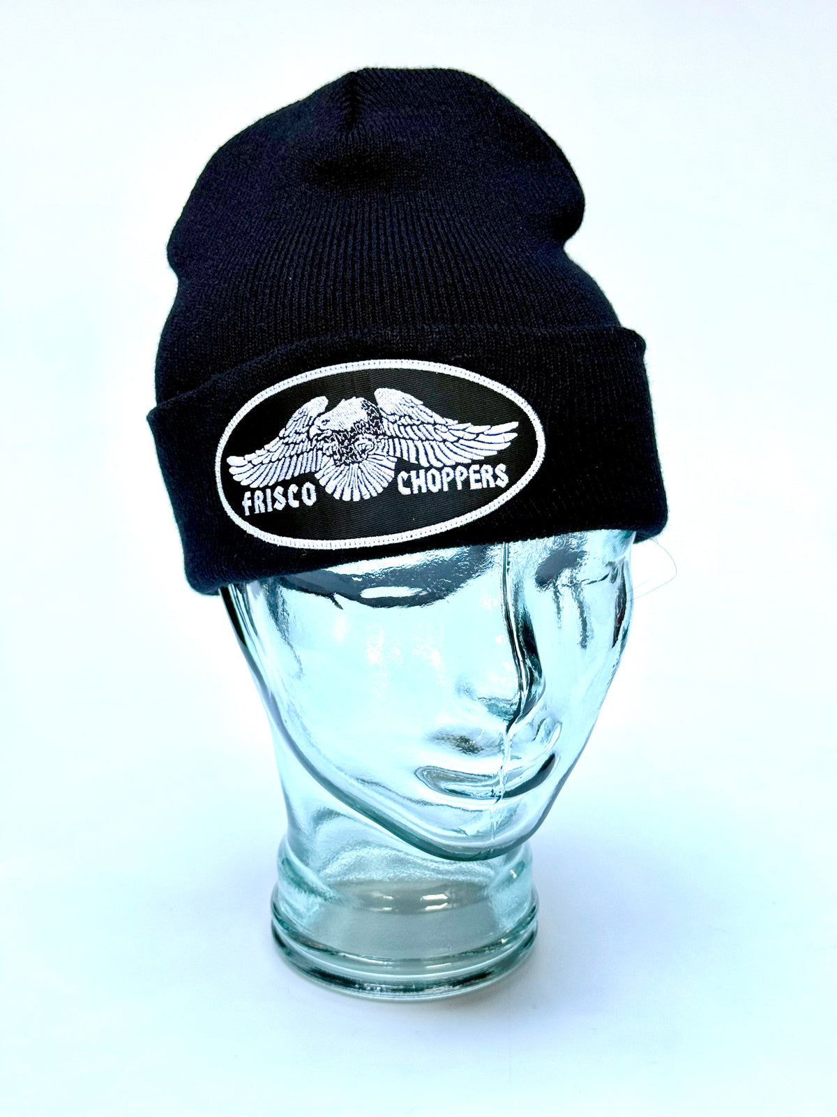 Frisco Choppers all Black Eagle Beanie