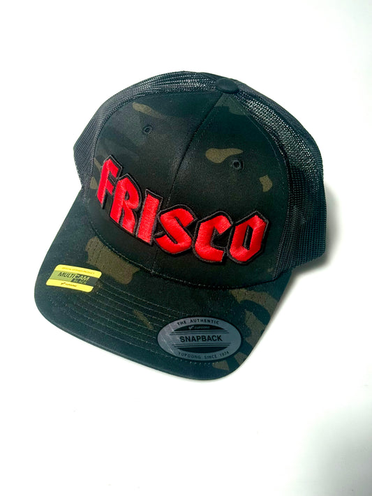 FRISCO OG PUFF Trucker SnapBack in Camo