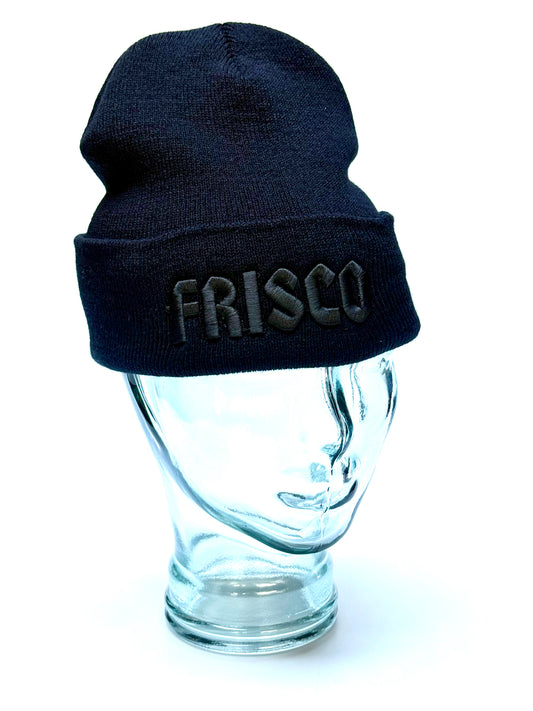 Frisco Choppers All Black Puff Beanie
