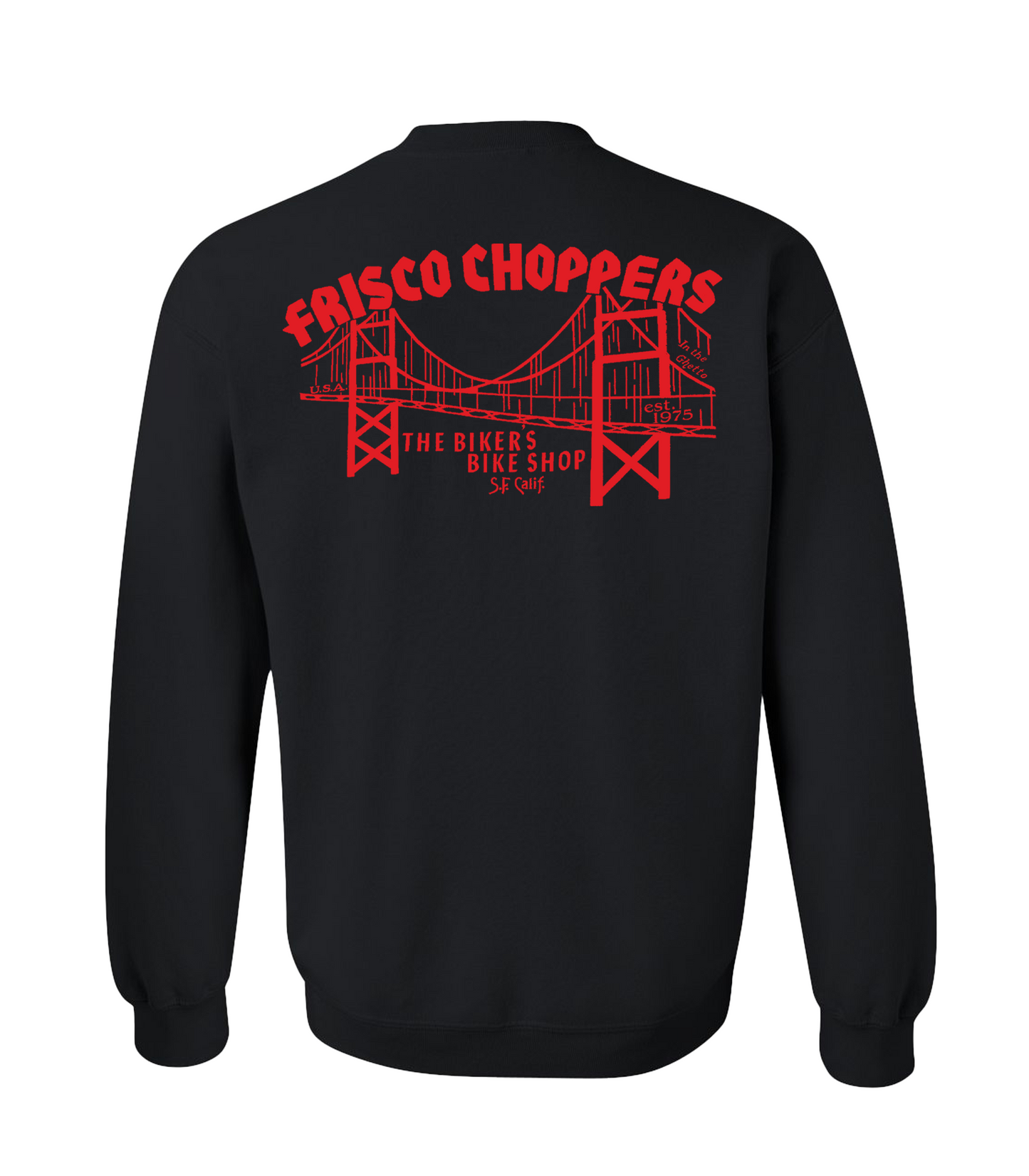 Frisco Crew Black with Red Frisco
