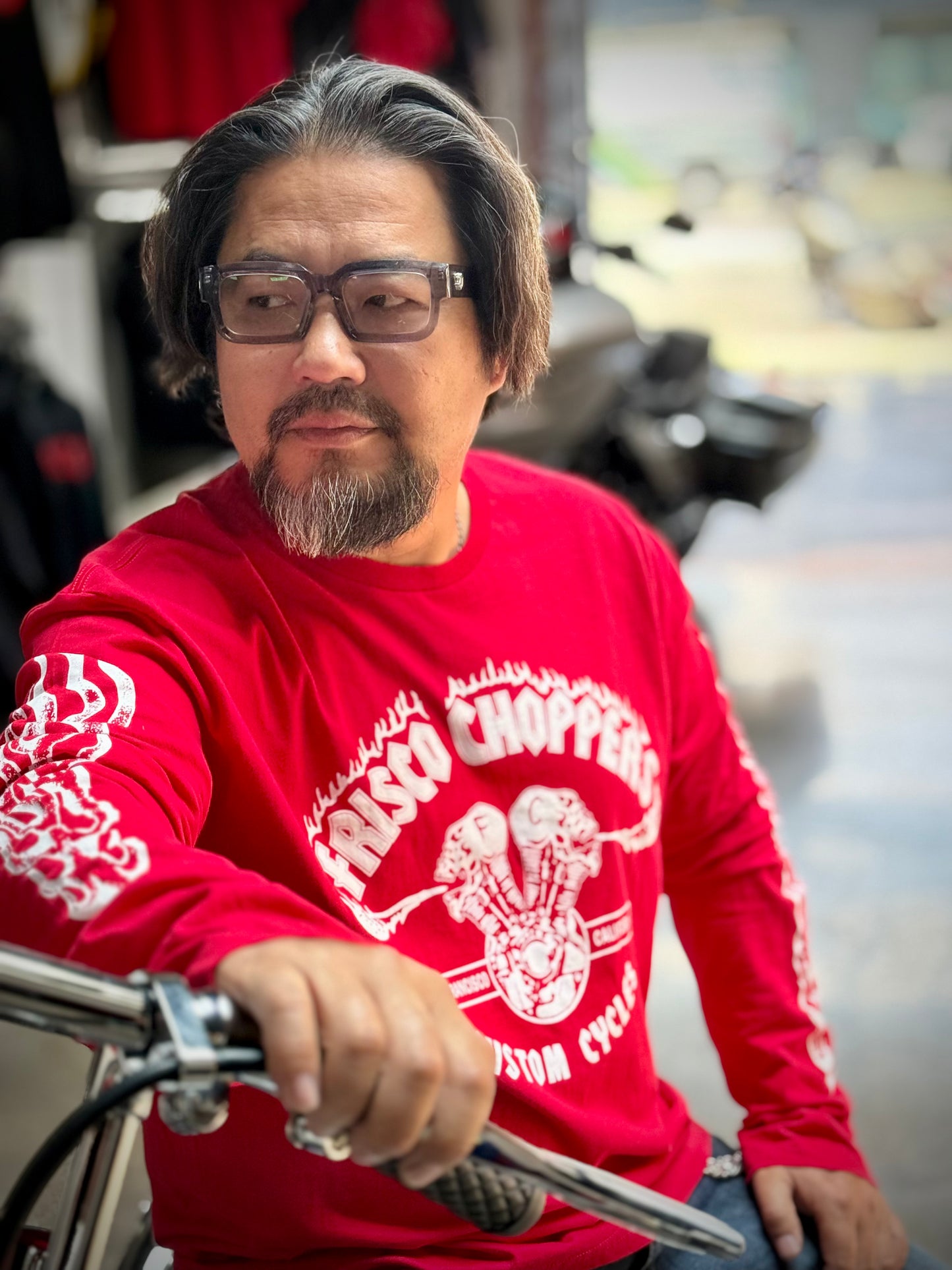 Frisco Choppers Red Long Sleeve
