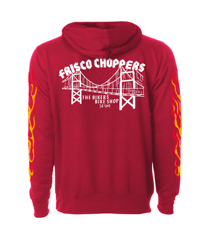 Frisco Choppers Red Hoodie